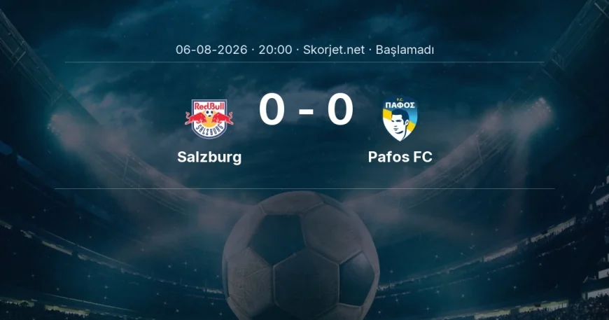 Salzburg - Pafos FC maçı ne zaman, saat kaçta? | Avrupa Ligi