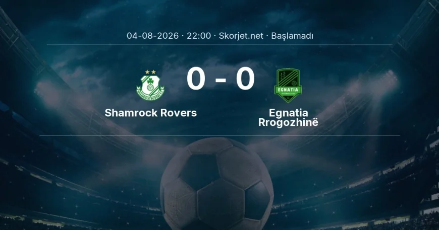 Avrupa Ligi: Shamrock Rovers - Egnatia Rrogozhinë maç bilgileri