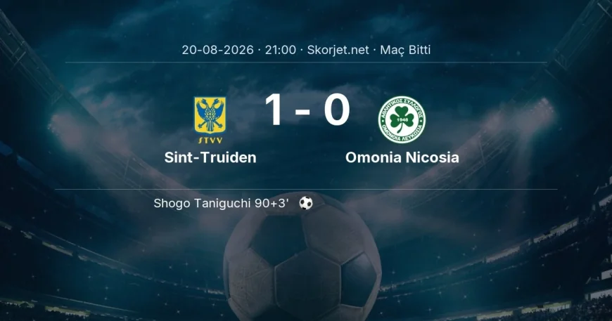 Maç sonucu: Sint-Truiden 1-0 Omonia Nicosia | Avrupa Ligi