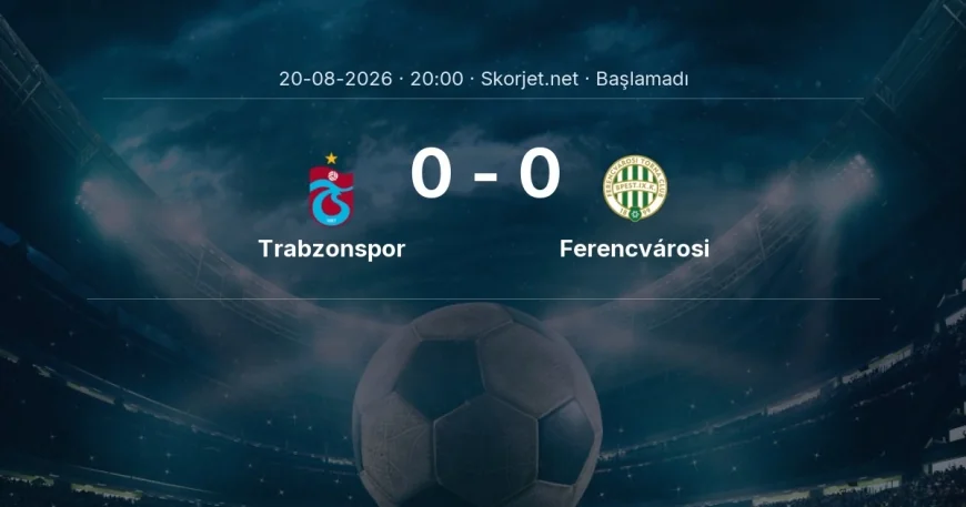 Trabzonspor - Ferencvárosi muhtemel ilk 11'ler | Avrupa Ligi