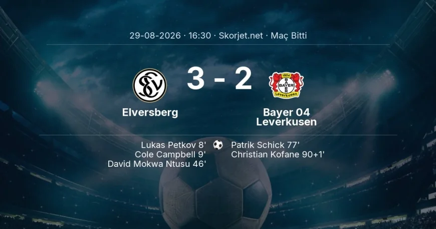 Elversberg 3-2 Bayer 04 Leverkusen - maç özeti | Bundesliga