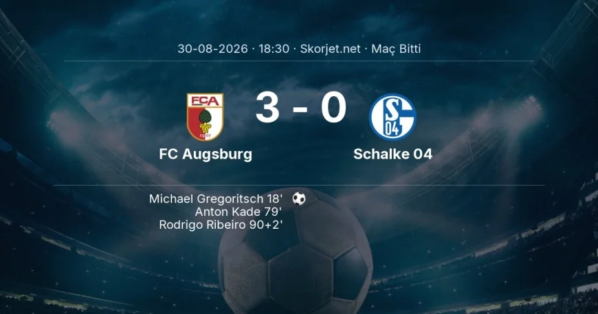 Bundesliga | FC Augsburg 3-0 Schalke 04 sonucu