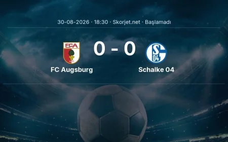 FC Augsburg - Schalke 04 maçı ne zaman, saat kaçta? | Bundesliga