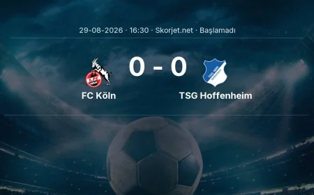 FC Köln - TSG Hoffenheim maçı ne zaman, saat kaçta? | Bundesliga