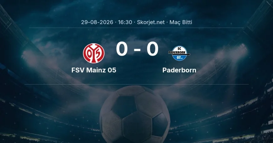FSV Mainz 05 0-0 Paderborn - maç özeti | Bundesliga