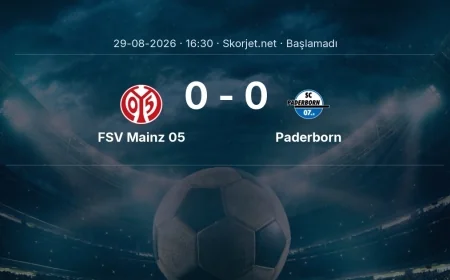 Bundesliga: FSV Mainz 05 - Paderborn kadro ve maç öncesi