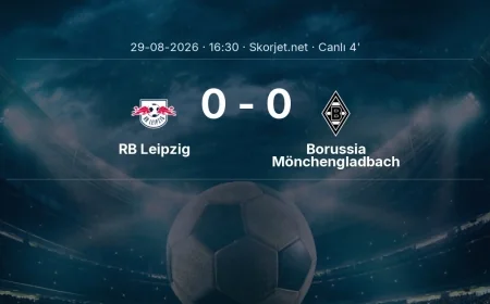 RB Leipzig - Borussia Mönchengladbach maçı başladı | Bundesliga