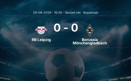 Bundesliga: RB Leipzig - Borussia Mönchengladbach kadro ve maç öncesi