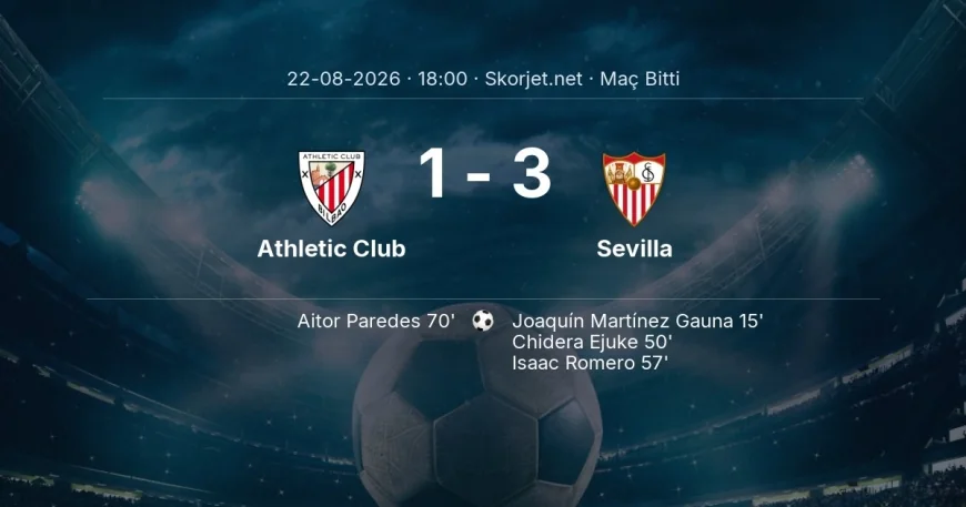 Athletic Club 1-3 Sevilla - maç özeti | La Liga