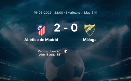 Atlético de Madrid 2-0 Málaga - maç özeti | La Liga