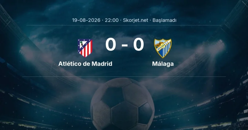 La Liga: Atlético de Madrid - Málaga kadro ve maç öncesi