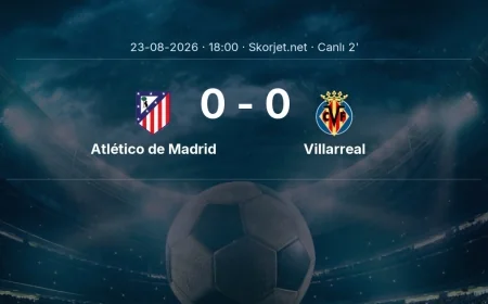 MAÇ BAŞLADI | Atlético de Madrid - Villarreal
