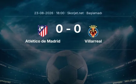 Atlético de Madrid - Villarreal muhtemel ilk 11'ler | La Liga