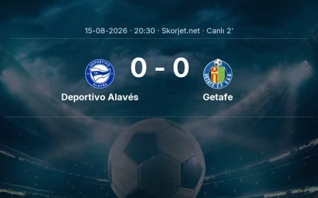 La Liga: Deportivo Alavés - Getafe maçı başladı
