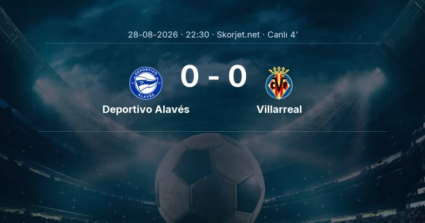 MAÇ BAŞLADI | Deportivo Alavés - Villarreal
