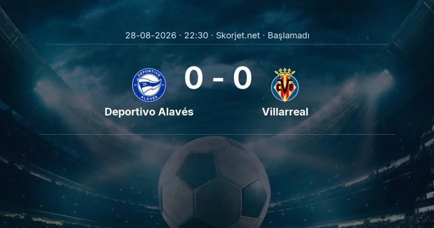 Deportivo Alavés - Villarreal muhtemel ilk 11'ler | La Liga