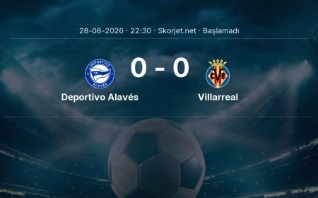 Deportivo Alavés - Villarreal muhtemel ilk 11'ler | La Liga