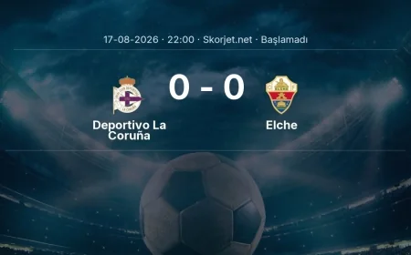 Deportivo La Coruña - Elche maçı ne zaman, saat kaçta? | La Liga