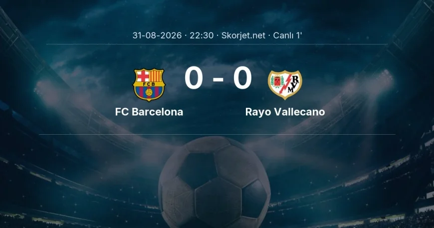 MAÇ BAŞLADI | FC Barcelona - Rayo Vallecano