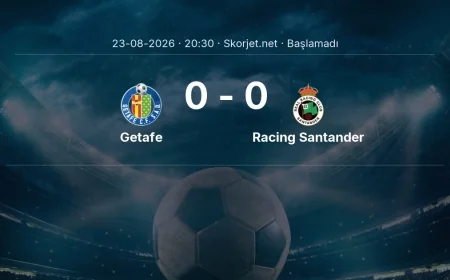 Getafe - Racing Santander maçı ne zaman, saat kaçta? | La Liga