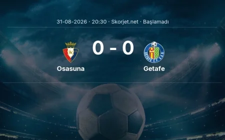 La Liga: Osasuna - Getafe kadro ve maç öncesi