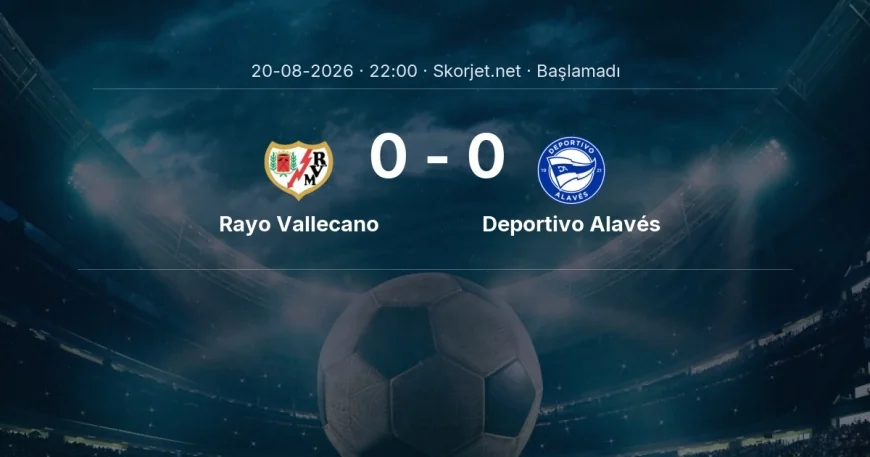 Rayo Vallecano - Deportivo Alavés maçı ne zaman, saat kaçta? | La Liga