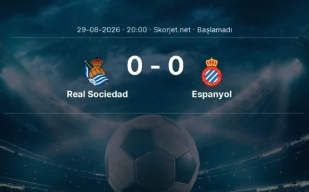 La Liga: Real Sociedad - Espanyol kadro ve maç öncesi