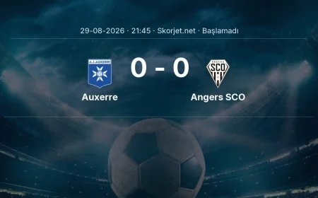 Auxerre - Angers SCO muhtemel ilk 11'ler | Ligue 1