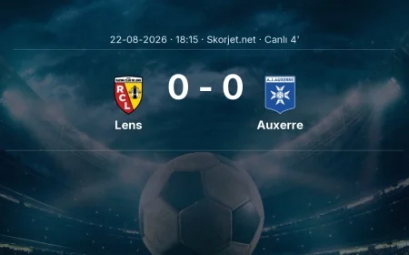 MAÇ BAŞLADI | Lens - Auxerre