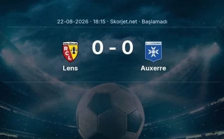 Lens - Auxerre muhtemel ilk 11'ler | Ligue 1
