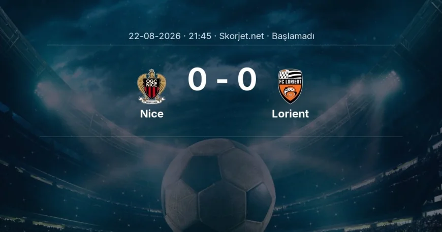 Ligue 1: Nice - Lorient kadro ve maç öncesi