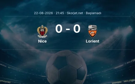 Ligue 1: Nice - Lorient kadro ve maç öncesi