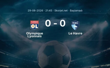 Olympique Lyonnais - Le Havre muhtemel ilk 11'ler | Ligue 1