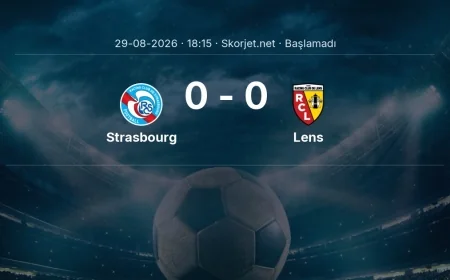 Strasbourg - Lens maçı ne zaman, saat kaçta? | Ligue 1