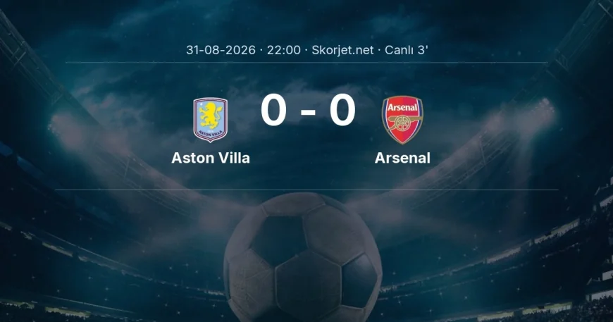 MAÇ BAŞLADI | Aston Villa - Arsenal