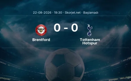Brentford - Tottenham Hotspur muhtemel ilk 11'ler | Premier Lig