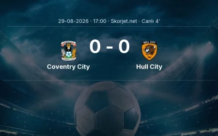 Coventry City - Hull City maçı başladı | Premier Lig