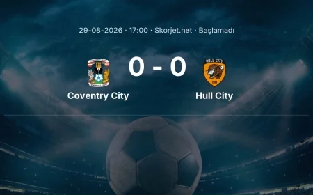 Premier Lig: Coventry City - Hull City kadro ve maç öncesi