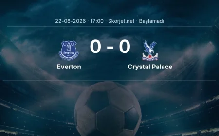 Everton - Crystal Palace muhtemel ilk 11'ler | Premier Lig