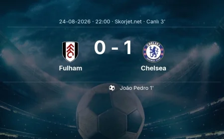 Premier Lig: Fulham - Chelsea maçı başladı