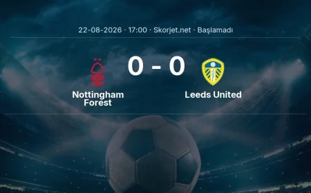 Premier Lig: Nottingham Forest - Leeds United kadro ve maç öncesi