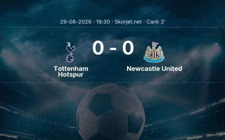 Tottenham Hotspur - Newcastle United maçı başladı | Premier Lig