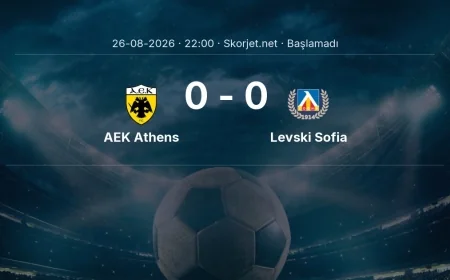 AEK Athens - Levski Sofia muhtemel ilk 11'ler | Şampiyonlar Ligi
