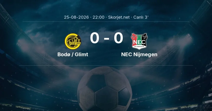 MAÇ BAŞLADI | Bodø / Glimt - NEC Nijmegen