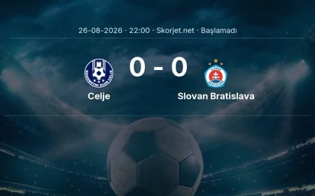 Celje - Slovan Bratislava muhtemel ilk 11'ler | Şampiyonlar Ligi