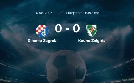Dinamo Zagreb - Kauno Žalgiris maçı ne zaman, saat kaçta? | Şampiyonlar Ligi