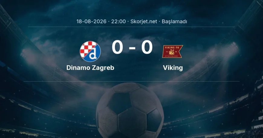 Dinamo Zagreb - Viking maçı ne zaman, saat kaçta? | Şampiyonlar Ligi