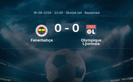 Fenerbahçe - Olympique Lyonnais maçı ne zaman, saat kaçta? | Şampiyonlar Ligi