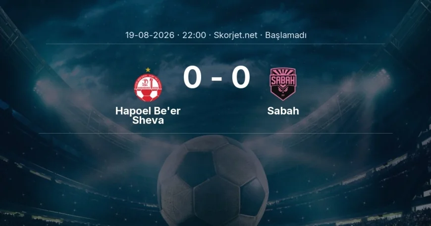 Hapoel Be'er Sheva - Sabah maçı öncesi | Şampiyonlar Ligi