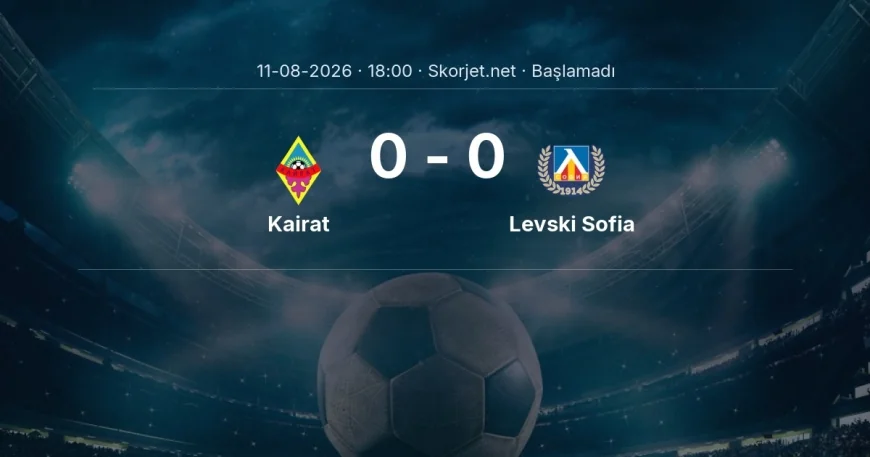 Kairat - Levski Sofia maçı ne zaman, saat kaçta? | Şampiyonlar Ligi